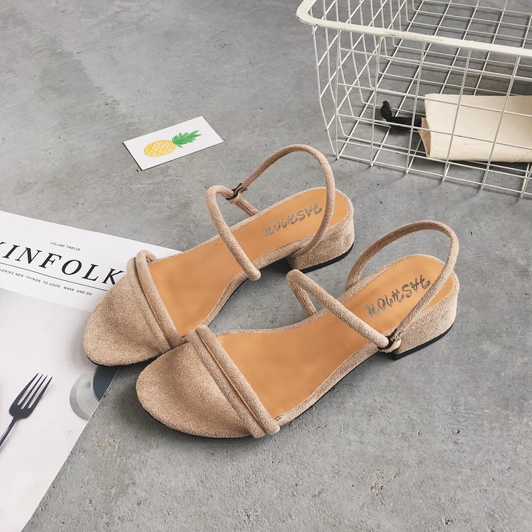 Summer New Style Korean Style One Shoe Two Wear Women'S Sandals Slippers