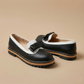 FIG Noire - Two-Tone Bow Brogue Loafer