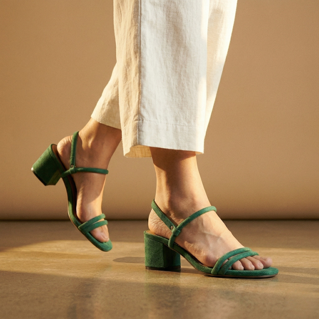 FIG Sage - Strappy Block Heel Sandal
