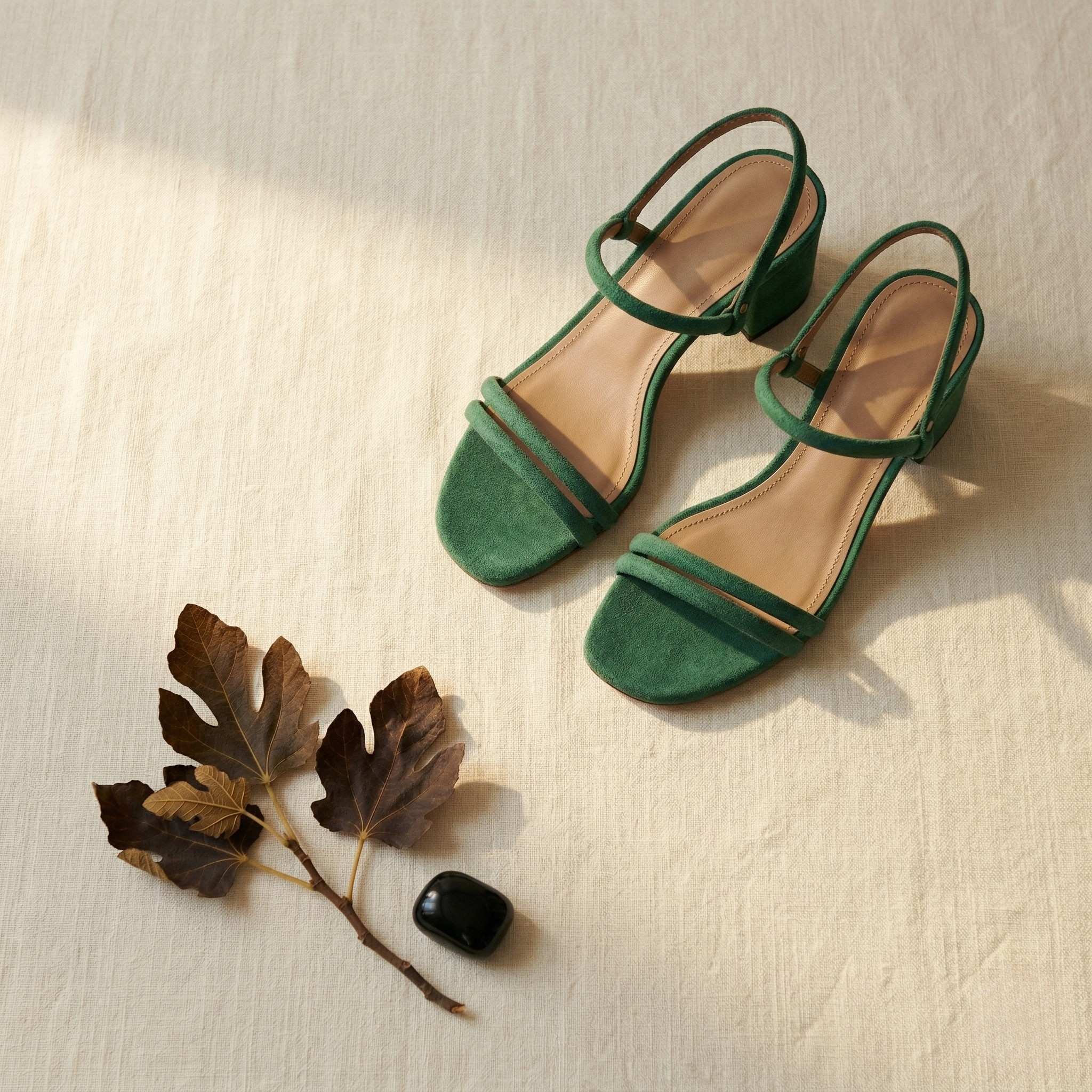 FIG Sage - Strappy Block Heel Sandal