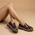 FIG Tora - Patent Leopard Loafer