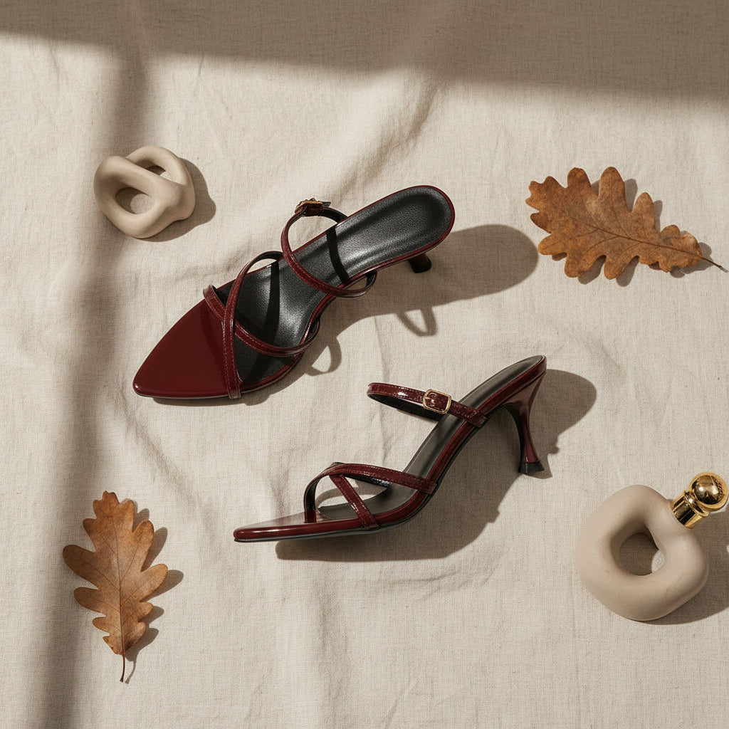 FIG Maren - Strappy Heel Mule